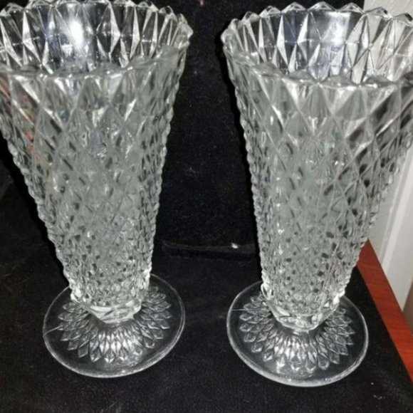 Other - Pair of Crystal Vases